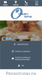 Mobile Screenshot of oceanspaquebec.com