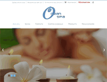 Tablet Screenshot of oceanspaquebec.com